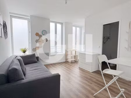 à louer : appartement t2 meublé à maubeuge - faubourg saint-quentin