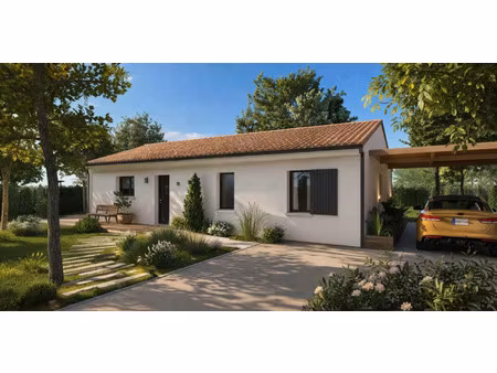 vente maison à construire 80 m² lugos (33830)