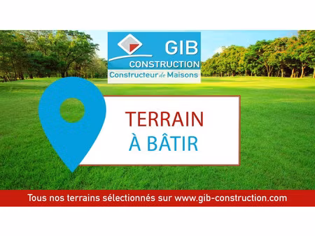 vente terrain à construire 400 m² les billaux (33500)