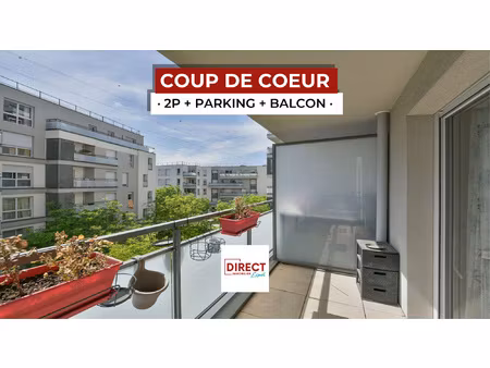 appartement 2p + balcon + parking