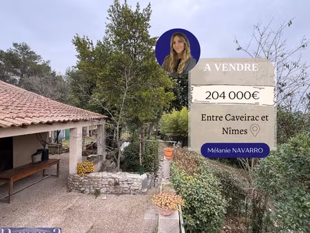 caveirac - en pleine nature mazet de 77m3 habitable sur 3000