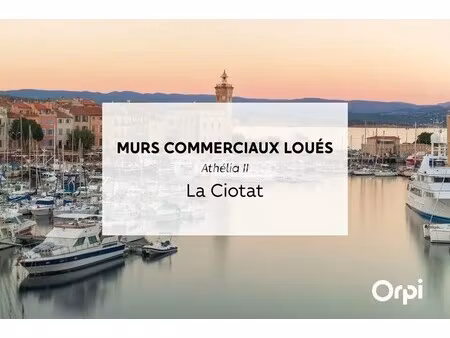 vente local d’activités la ciotat 13600 600m²