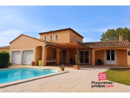 villa individuelle le muy 4 pièces-120 m2 + double garage- piscine