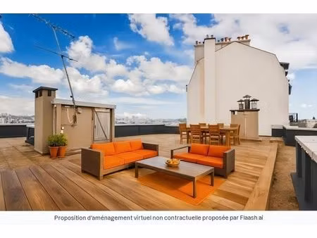 bourg la reine - 6p - 141 18 m² - proche centre ville - dernier etage - terrasse 130 m²...