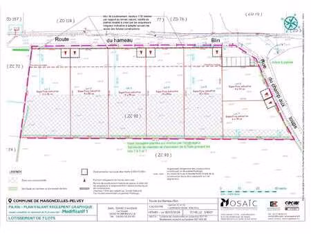 vente terrain à maisoncelles-pelvey (14310) : à vendre / 983m² maisoncelles-pelvey