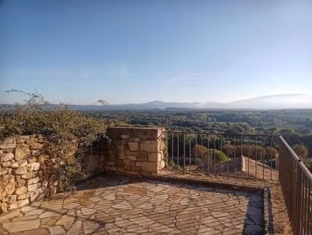 titre : maison en pierre de caractère exquise dans la drôme provençale avec vues...