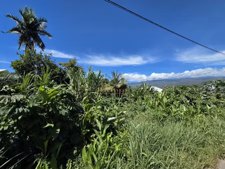 terrain chemin du cap sainte anne ( la réunion)