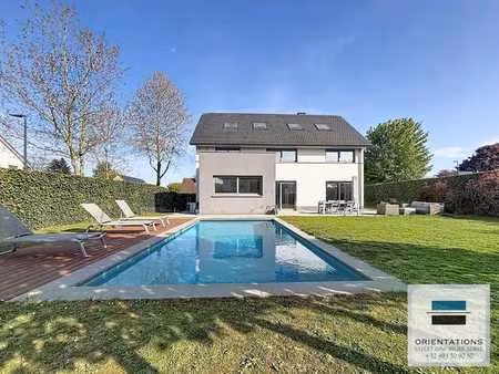 infos et visites 7/7 : splendide villa - peb a+ avec piscine