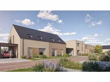 maison neuve 3 chambres avec jardin à luingne