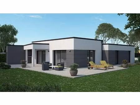 terrain avec maison neuve à vendre