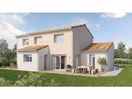 terrain avec maison neuve à vendre