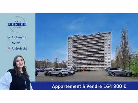 a vendre à anderlecht : appartement 1 chambre situé dans la