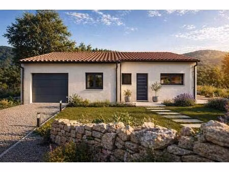 terrain avec maison neuve à vendre