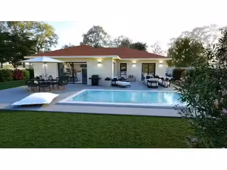 terrain avec maison neuve à vendre