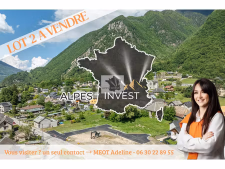 lot 2 - terrain constructible viabilise  libre de constructe