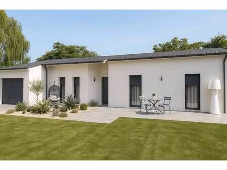 terrain avec maison neuve à vendre