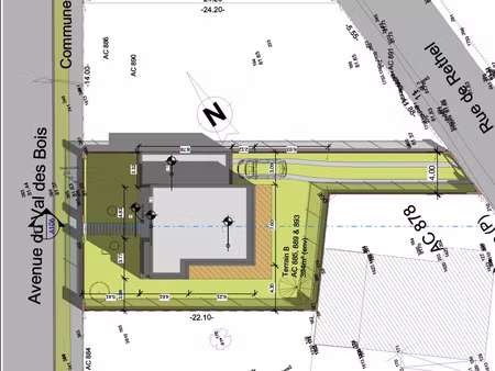 vente terrain 381 m² warmeriville (51110)