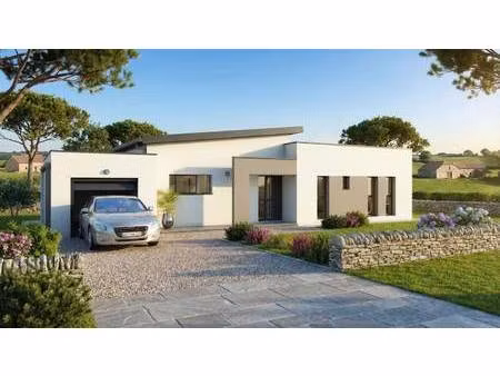 terrain avec maison neuve à vendre