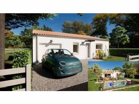 terrain avec maison neuve à vendre