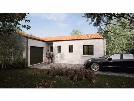 terrain avec maison neuve à vendre