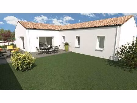 terrain avec maison neuve à vendre