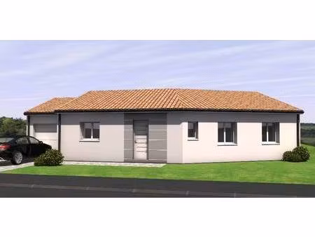 terrain avec maison neuve à vendre