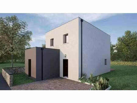 terrain avec maison neuve à vendre