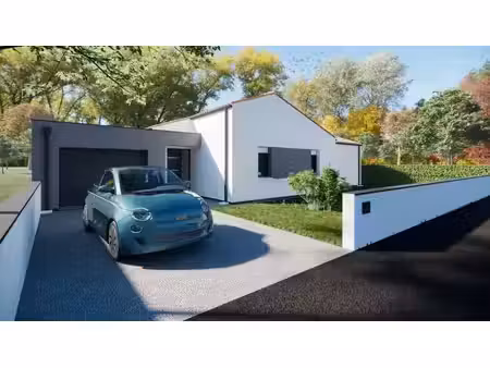 terrain avec maison neuve à vendre