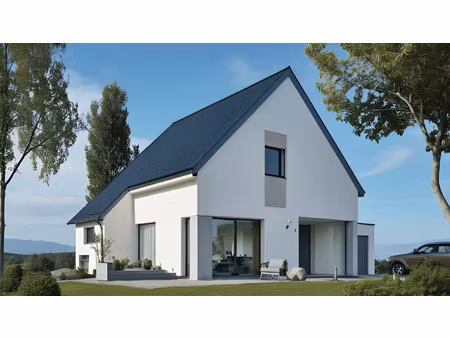 terrain avec maison neuve à vendre