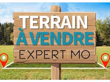 terrain constructible viabilisé à vendre