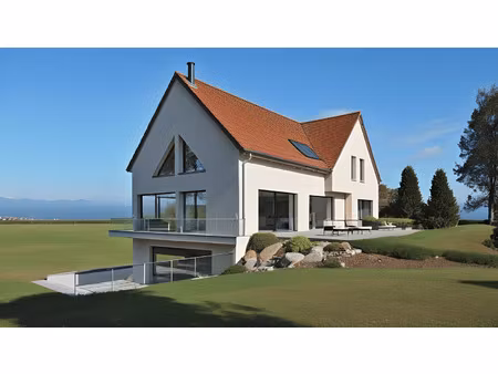 terrain avec maison neuve à vendre
