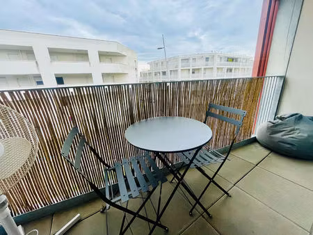 toulouse-beauzelle  appartement 1 piece + parking sous-sol