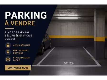 montastruc la conseillere  place de parking a vendre