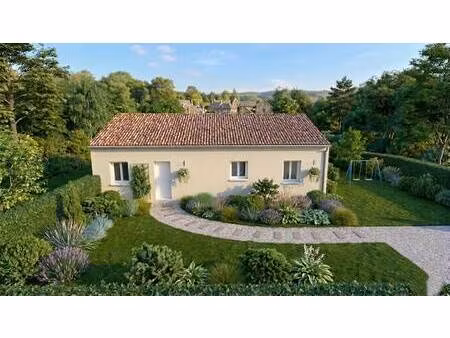 terrain avec maison neuve à vendre