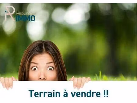 terrain constructible à vendre