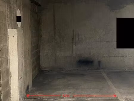 vente d'une place stationnement dans parking sécurisé
