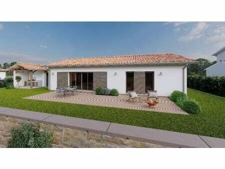 terrain avec maison neuve à vendre