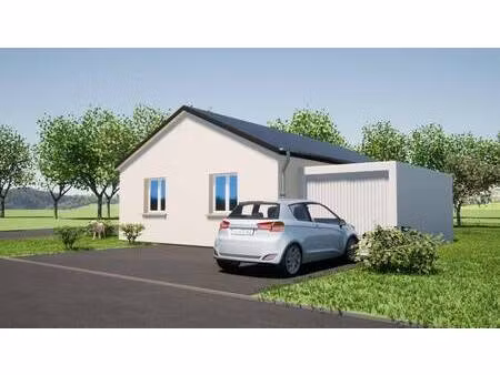 terrain avec maison neuve à vendre