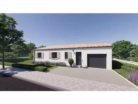 terrain avec maison neuve à vendre
