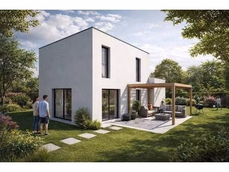 terrain avec maison neuve à vendre