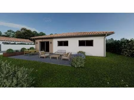 terrain avec maison neuve à vendre