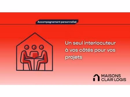 terrain avec maison neuve à vendre