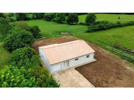 terrain avec maison neuve à vendre