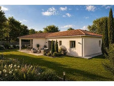 terrain avec maison neuve à vendre
