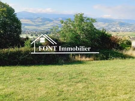 terrain constructible viabilisé à vendre