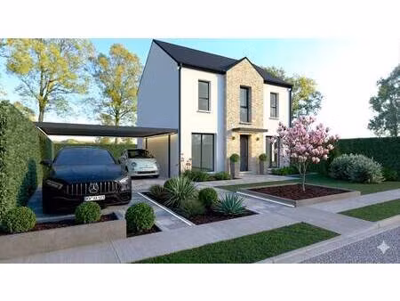 terrain avec maison neuve à vendre
