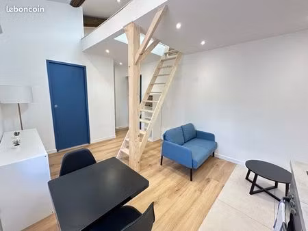 t1 bis meublé 700 avec mezzanine – miribel centre / gare à 2 min