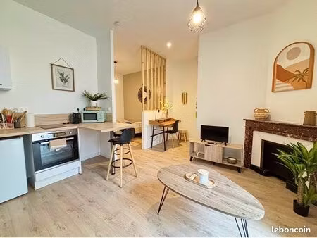 appartement meublé jardin - 32m2 romans centre