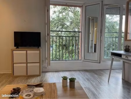 t1 bis meublé – 33 m² – toulouse minimes – lumineux & entièrement équipé