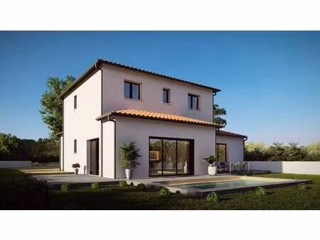 terrain avec maison neuve à vendre